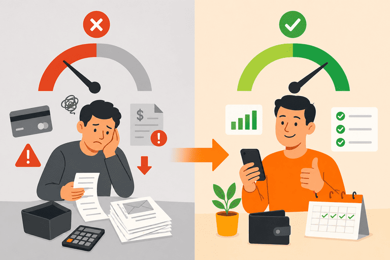 Diferença entre Cadastro Positivo e Cadastro Negativo — pagamentos em dia versus dívidas